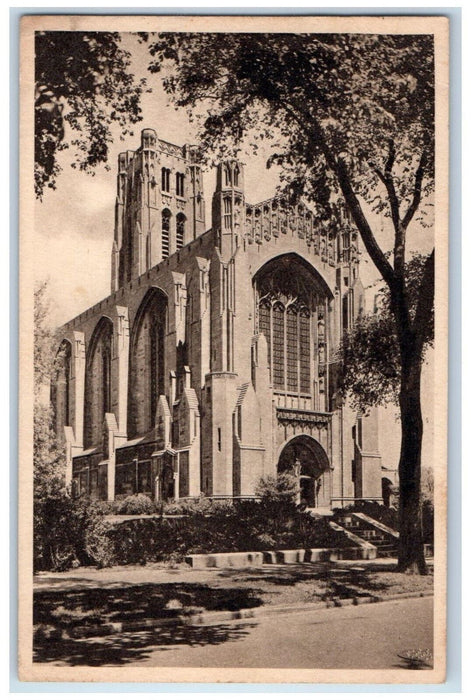 1939 University Of Chicago Chapel From The Southwest Illinois IL Postcard