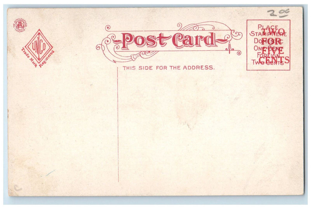 Moody Church Exterior Scene Chicago Illinois IL Antique Unposted Postcard