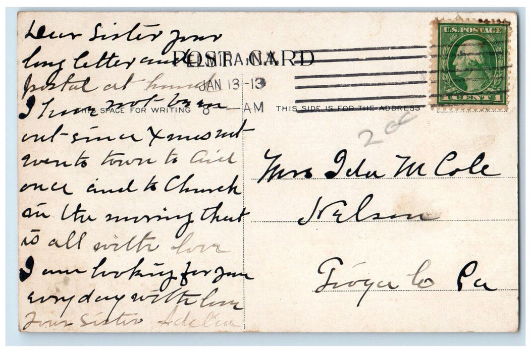 1913 North American Building Exterior Scene Chicago Illinois IL Antique Postcard