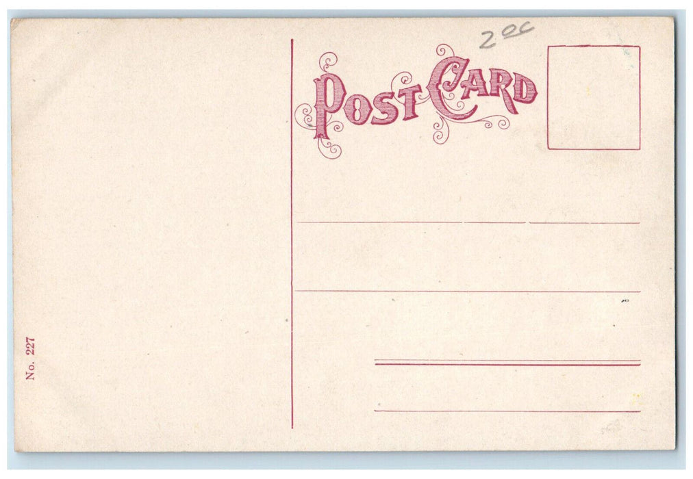 View Of University Of Chicago Law School Illinois IL Antique Unposted Postcard