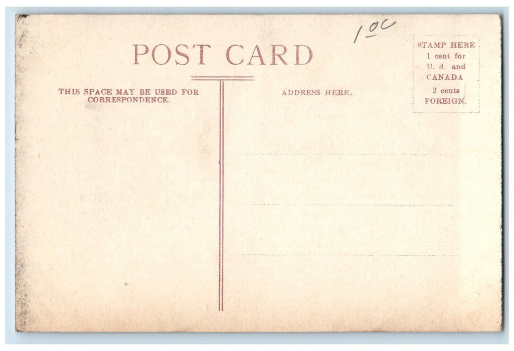 c1910's The Fair Building Stores Cars Scene Street Chicago Illinois IL Postcard