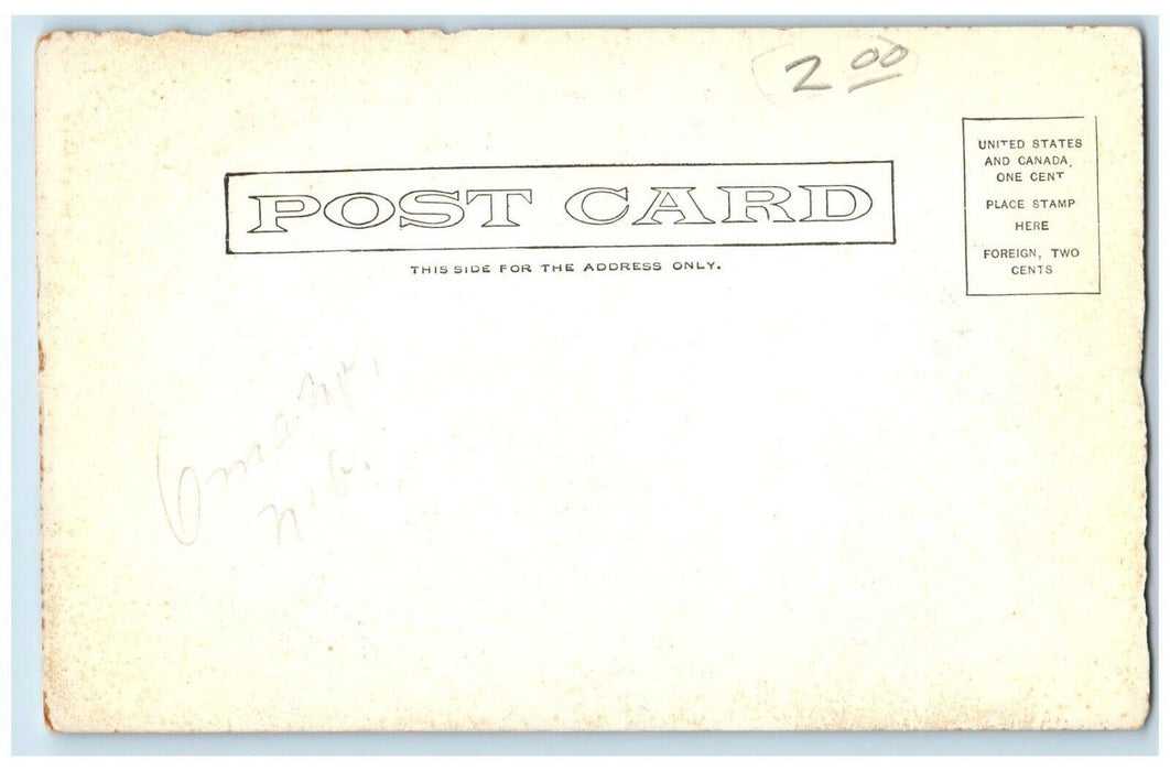 c1905 Church 28th Parker Streets Disaster Calamity Flood Omaha Nebraska Postcard