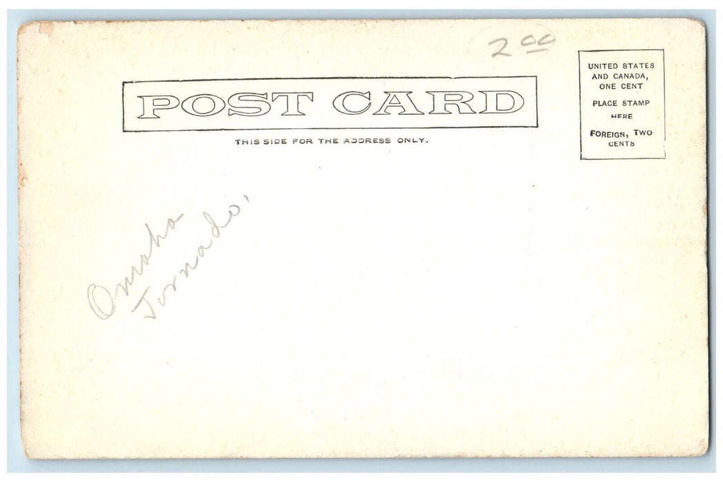 c1905 Section City Twenty Ninth Spruce Disaster Calamity Omaha Nebraska Postcard