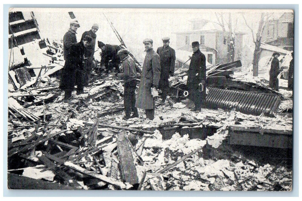 c1913 Sullivan Home After Tornado Easter Flood Disaster Omaha Nebraska Postcard