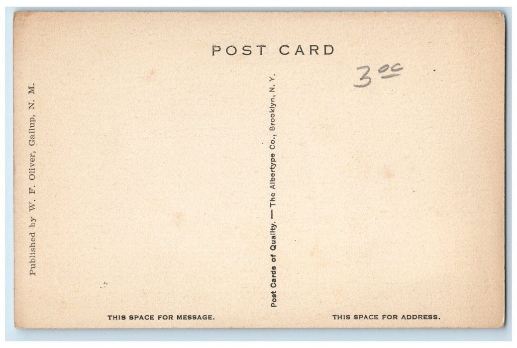 c1940 Zuni Pueblo Old Spanish Church Calamity Disaster Omaha Nebraska Postcard