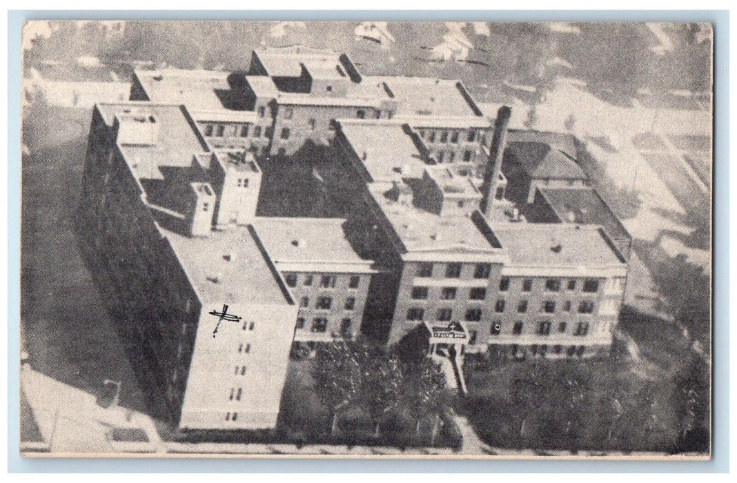1951 Street Alexius Hospital Exterior Building Bismarck North Dakota ND Postcard