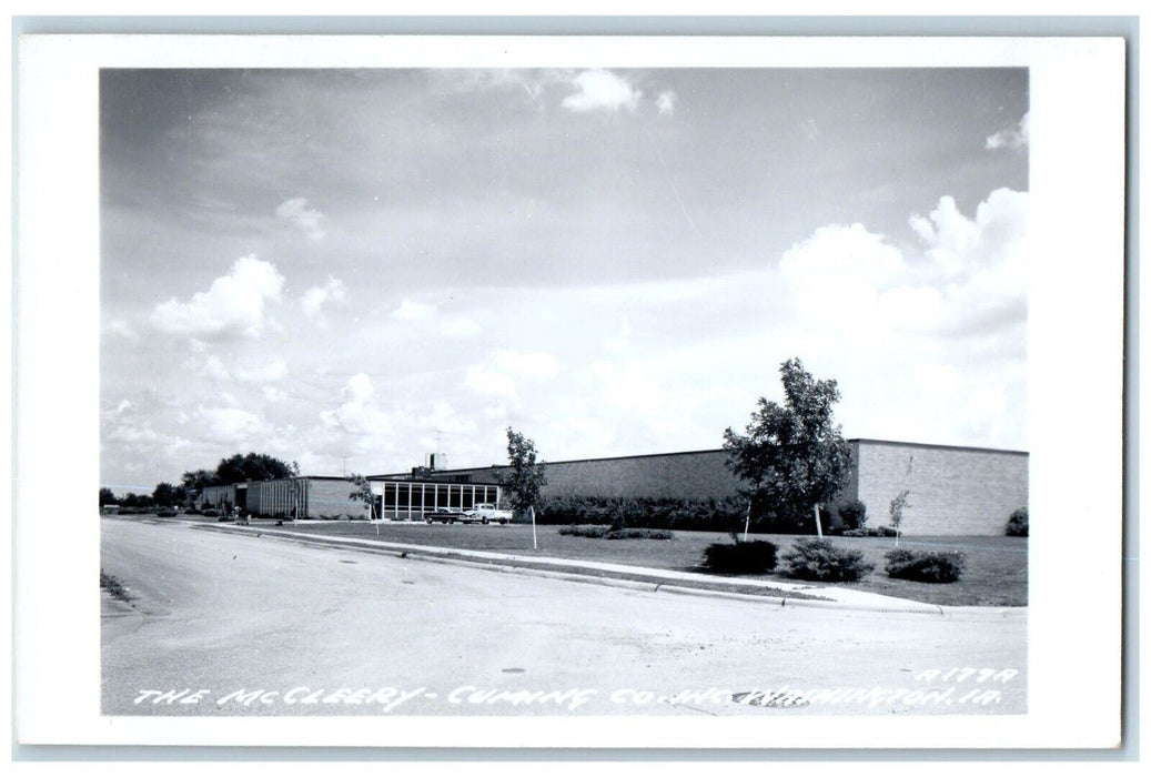 c1940's The McCleery Cuming Co. Inc Washington Iowa IA RPPC Photo Postcard
