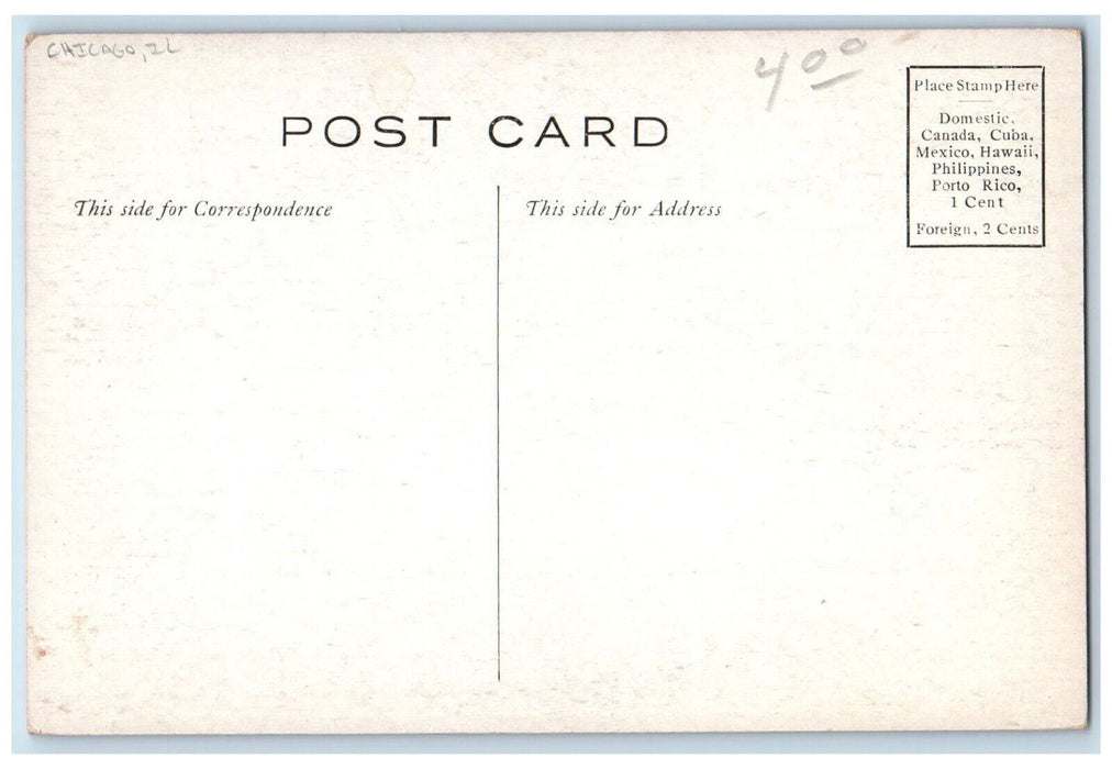 Laboratories Franco-American Hygienic Co. Chicago Illinois IL Antique Postcard