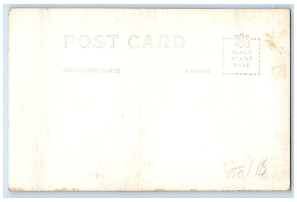 c1940's View Of Memorial Tower City Park Winterset Iowa IA RPPC Photo Postcard