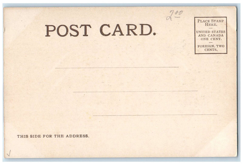 View Of Wendell Phillips High School Chicago Illinois IL Antique Postcard