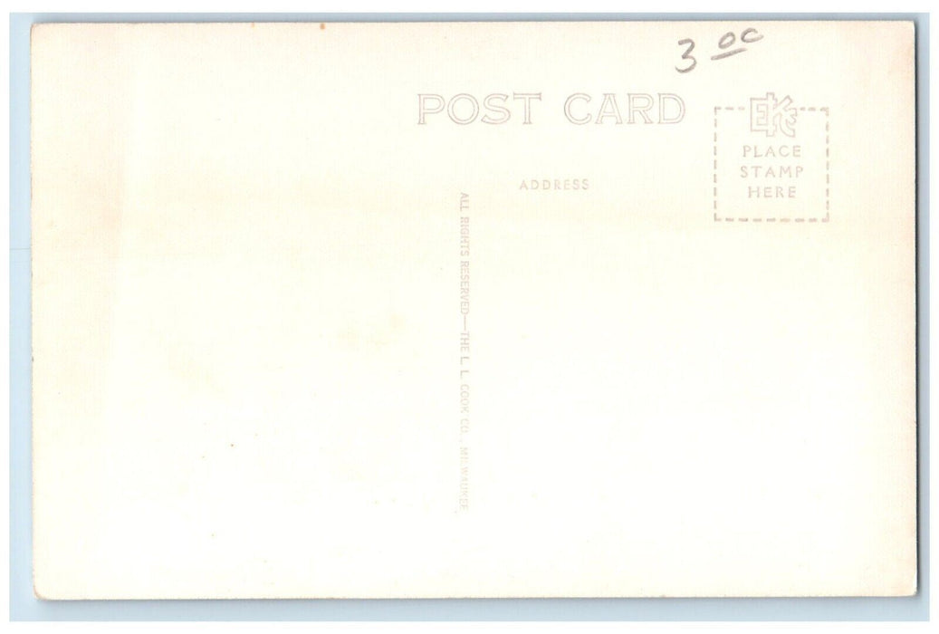 c1940's The Methodist Church Montezuma Iowa IA Vintage RPPC Photo Postcard