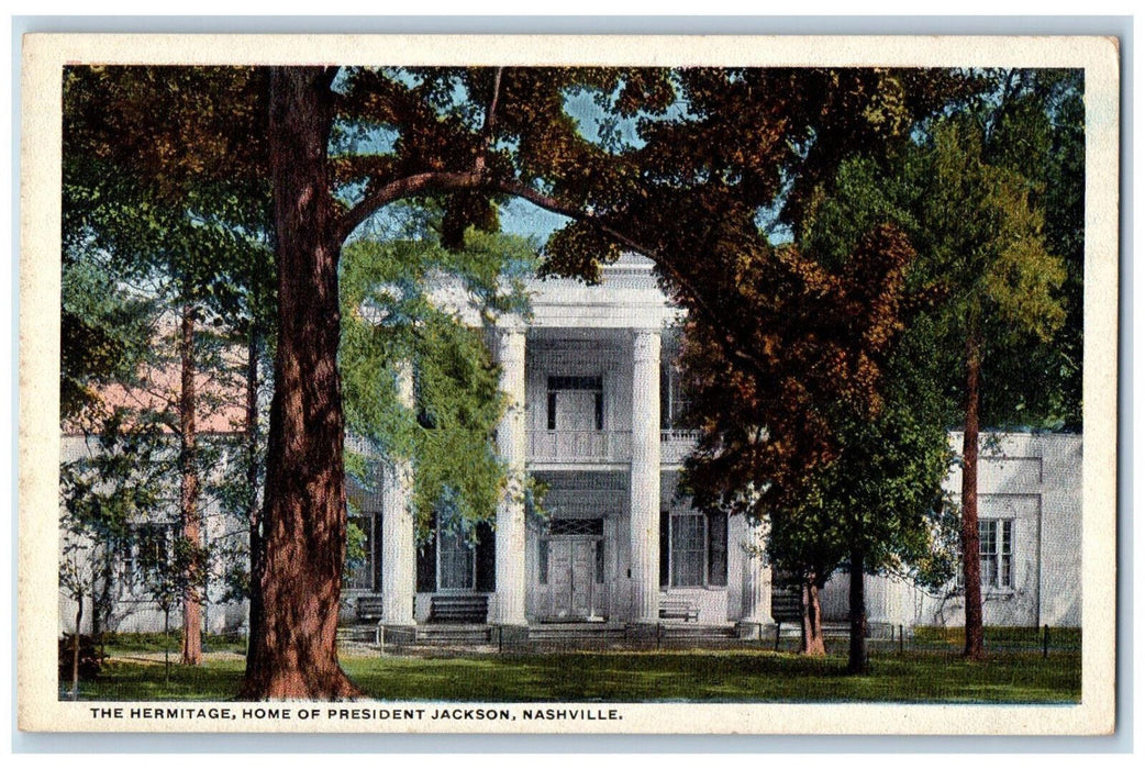 The Hermitage Home Of President Jackson Nashville Tennessee TN Vintage Postcard