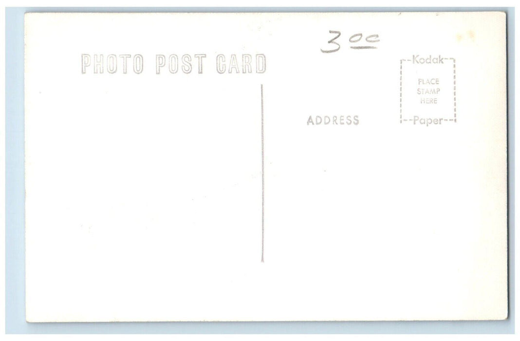 c1950s Diamond Horseshoe Dining Room Restaurant Diner IA RPPC Photo Postcard