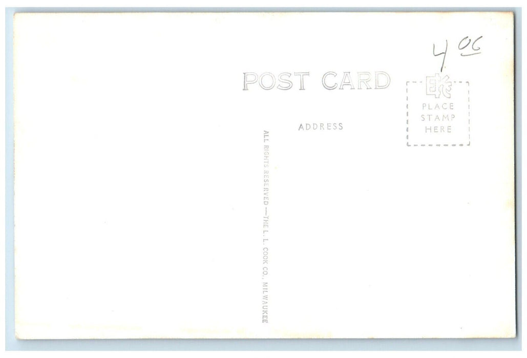 c1940's United Presbyterian Church Clarinda Iowa IA Vintage RPPC Photo Postcard