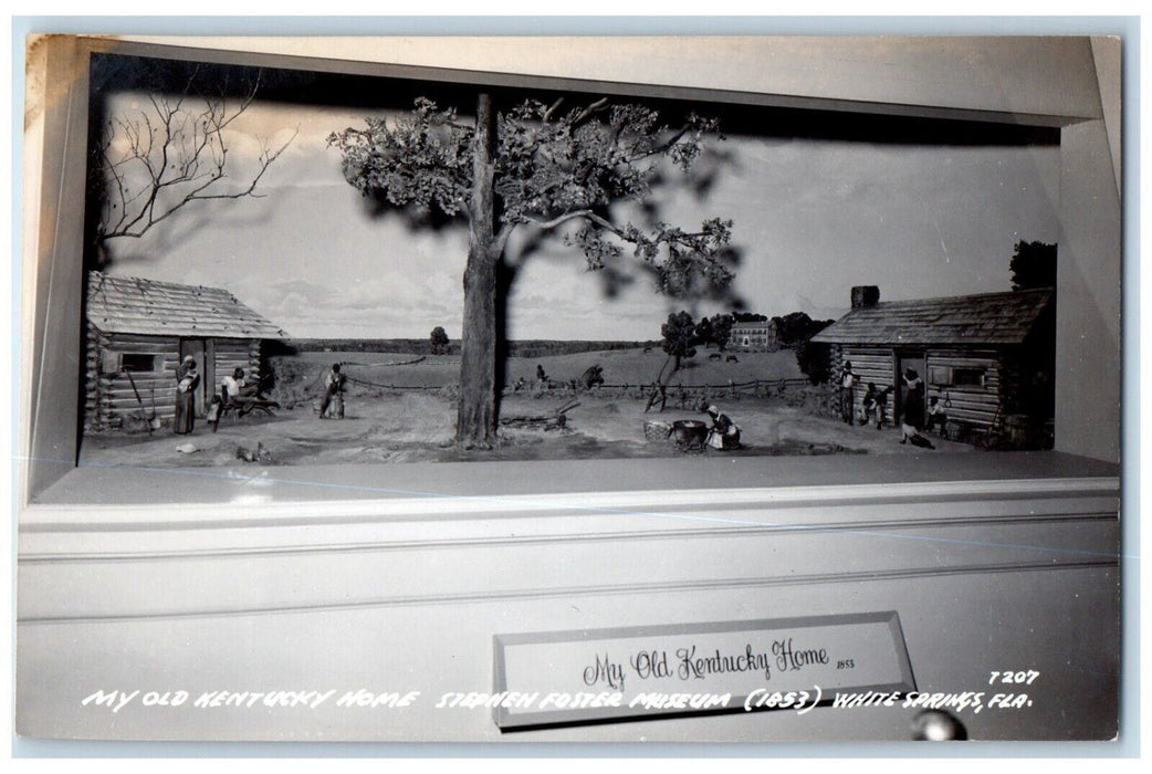 My Old Kentucky Home Stephen Foster Museum White Springs FL RPPC Photo Postcard