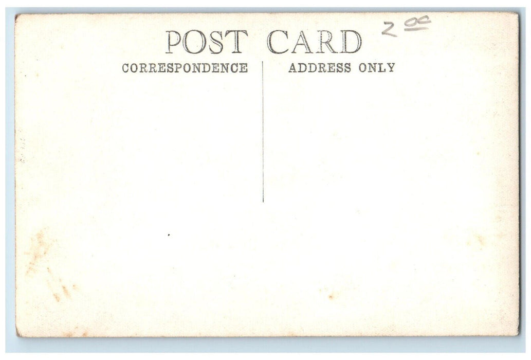 Stockade Indian Burial Ground Fountain Youth St Augustine FL RPPC Photo Postcard