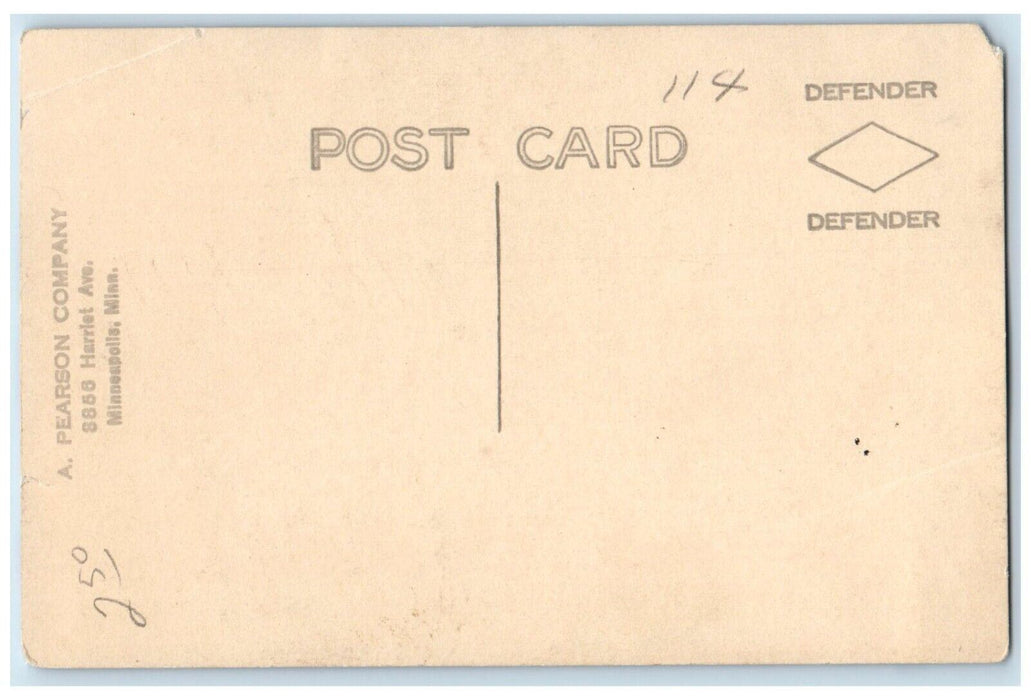 Wild Game Deer Superior National Forest Ely Minnesota MN RPPC Photo Postcard