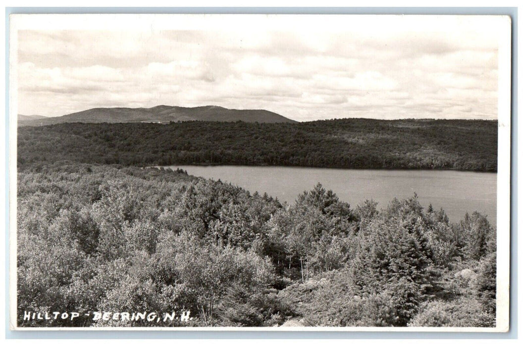 1932 View Of Hilltop Deering New Hampshire NH Posted Vintage RPPC Photo Postcard