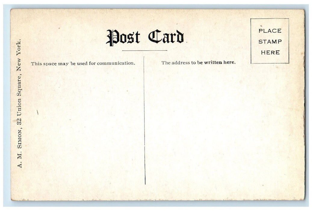 c1920's 2nd Artillery Camp Hancock Augusta Georgia GA WW1 Unposted Postcard