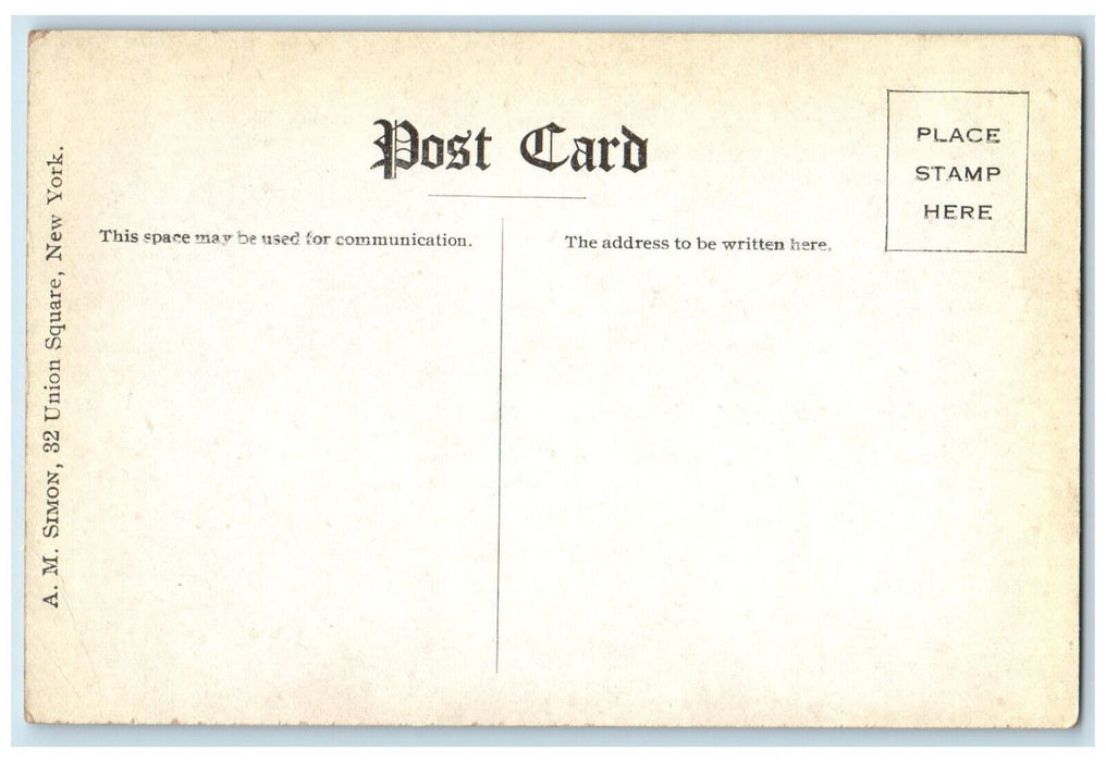 c1920's North Avenue Army Camp Hancock Augusta Georgia GA WW1 Postcard