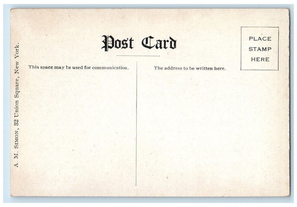 c1920's "Company Street" Camp Hancock Augusta Georgia GA WW1 Postcard