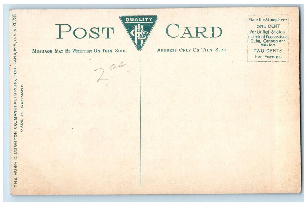 c1910 Up The Suwanee River Shows G & F.S. Railway Bridge Florida FL Postcard