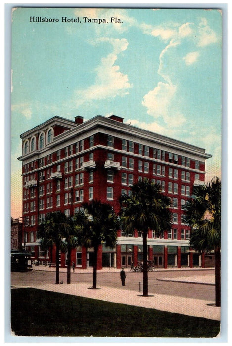 c1910 Hillsboro Hotel Tampa Florida FL Plant City FL Antique Postcard