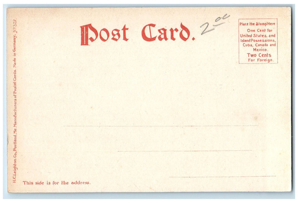 c1905 Hotel Palms West Palm Beach Florida FL Antique Unposted Postcard