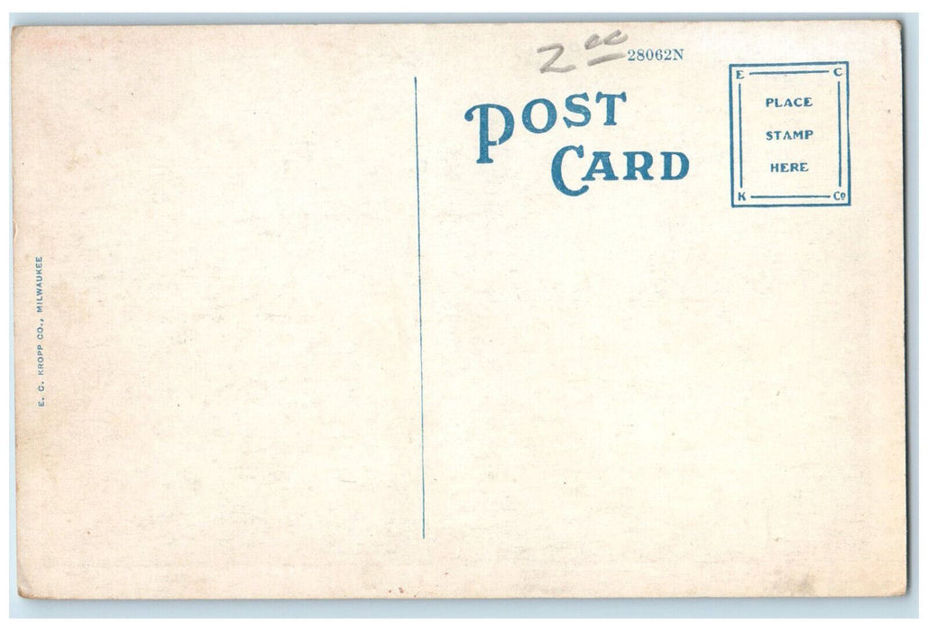 c1920's Cherokee Hotel Tallahassee Florida FL Antique Unposted Postcard