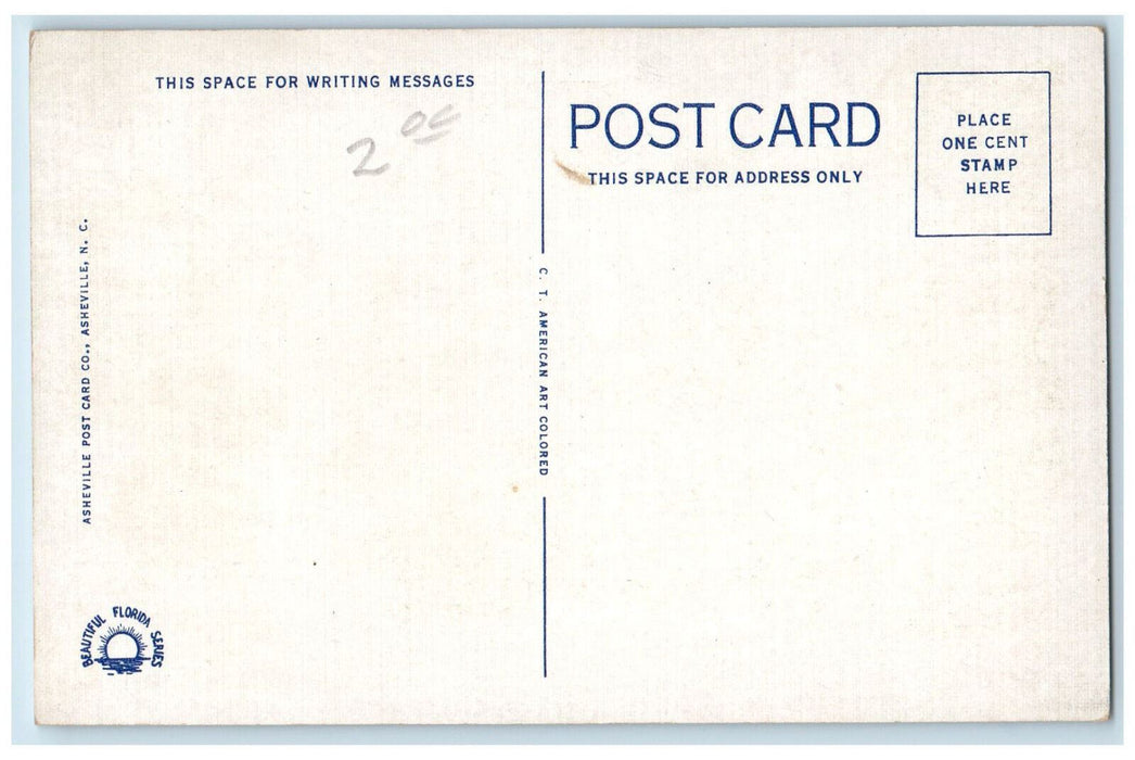 c1930's Florida State College Admin Building Tallahassee Florida FL Postcard