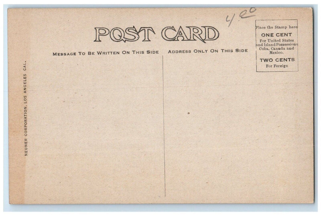 c1910 Super-Express Steamers Yale Harvard Los Angeles Ship California Postcard
