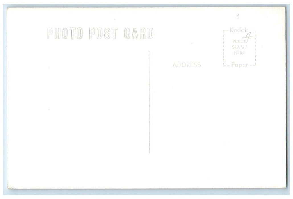 c1950's Greetings From Sierra Pit River Bridge Vintage RPPC Photo Postcard