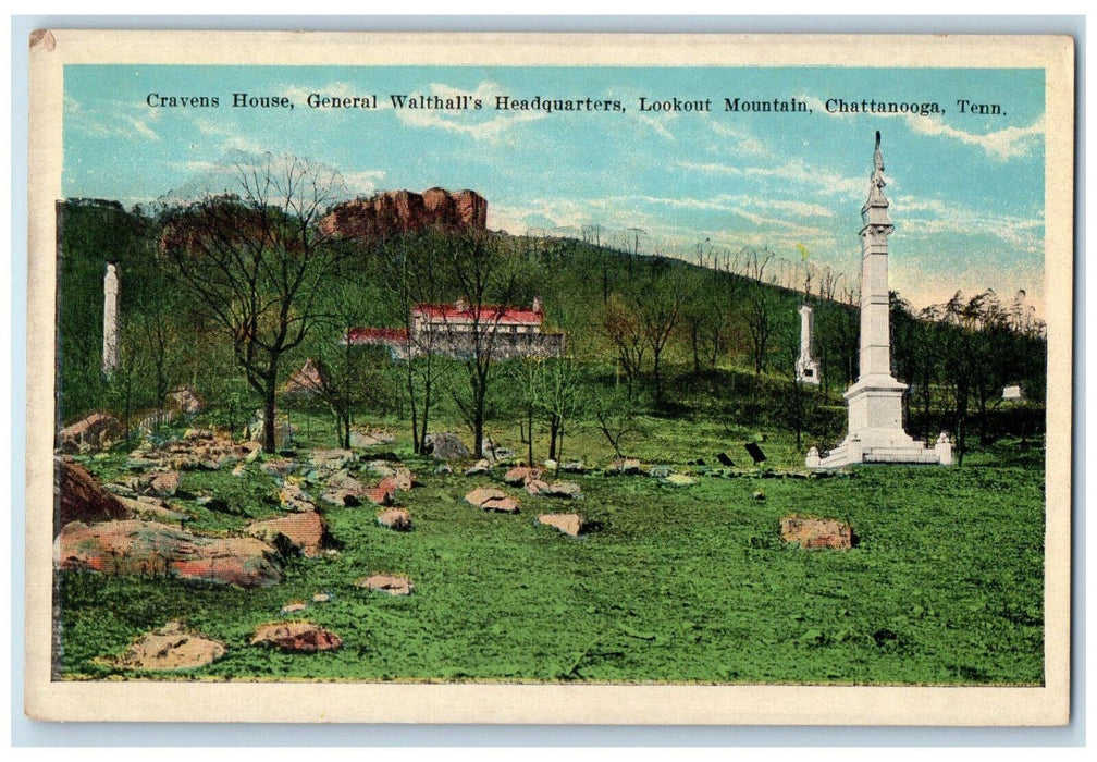 Cravens House General Walthall's Headquarters Chattanooga Tennessee TN Postcard