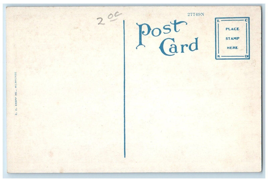c1920's Beach Drive and Coffee Pot St. Petersburg Florida FL Postcard