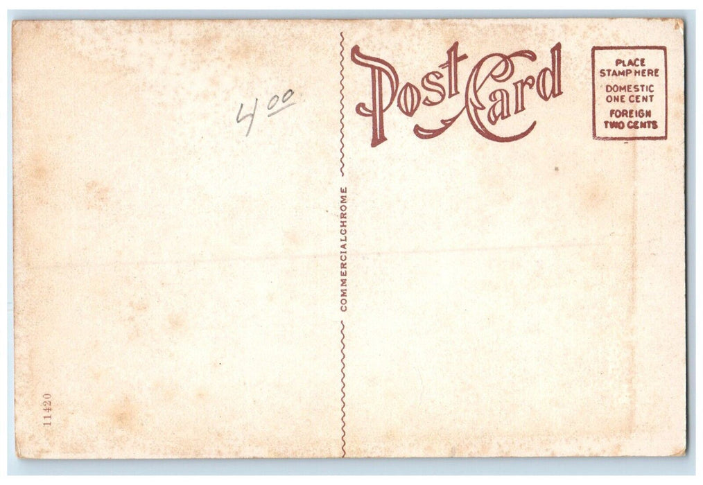 c1910 Excursion Steamer Dock Pier Horse Carriage Sea Quincy Illinois IL Postcard