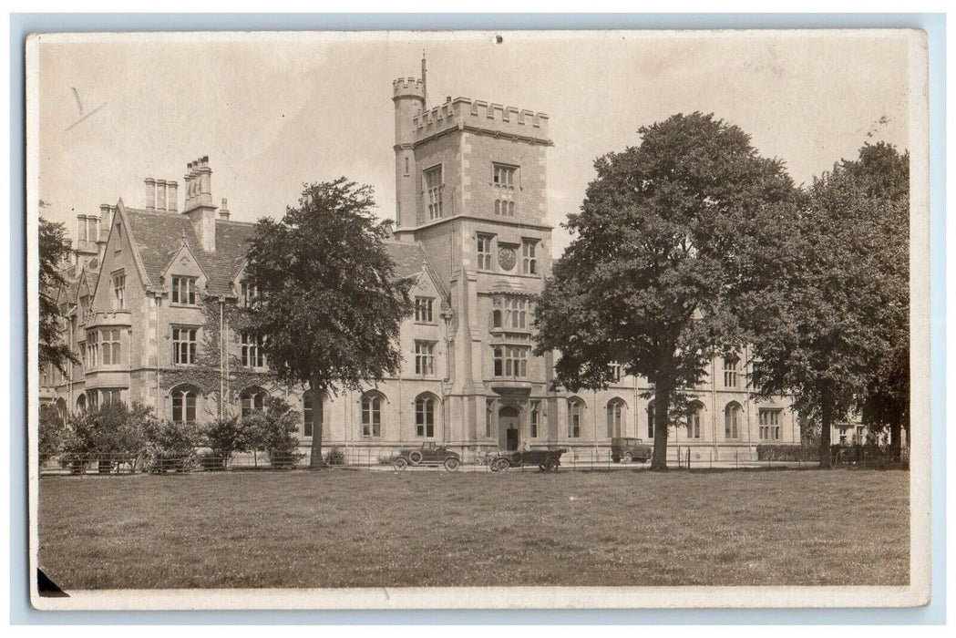 Royal Agriculture University Building Cirencester England UK RPPC Photo Postcard