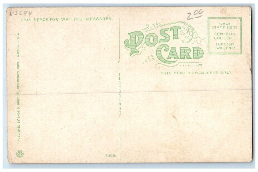c1910 Stock Pavilion Iowa State Fair Grounds Des Moines Iowa IA Postcard