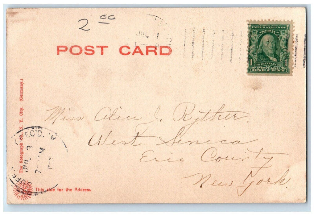 1906 State Normal Gymnasium Cedar Rapids Iowa IA Antique Posted Postcard