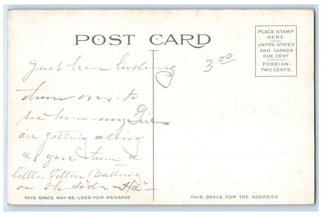 c1910 Girls Dormitory Christian Home Council Bluffs Iowa IA Antique Postcard