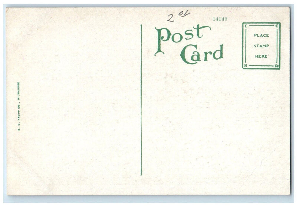 c1920's First National Bank Ottumwa Iowa IA Antique Unposted Postcard