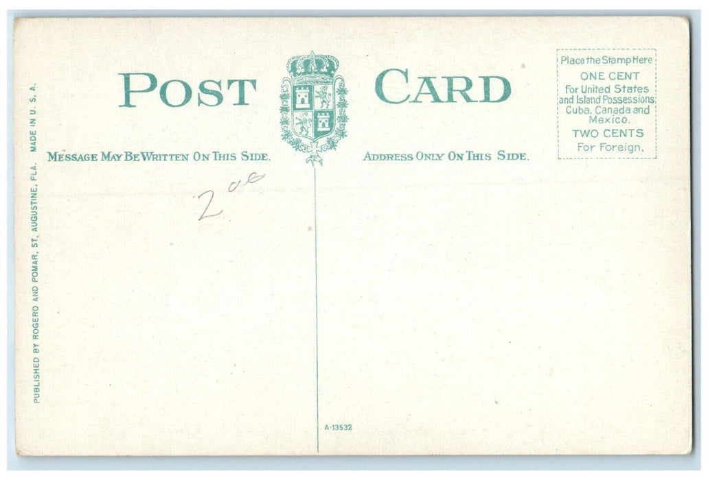 c1910 Leading Places of St. Augustine Florida FL Multiview Antique Postcard