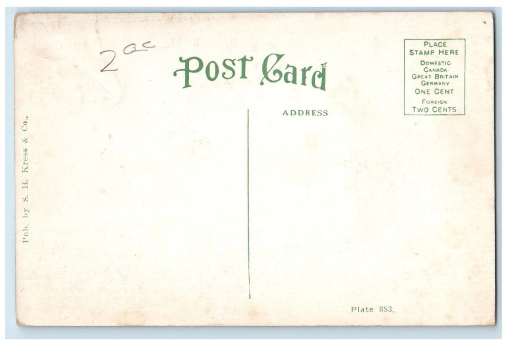 c1910 Christ Church Pensacola Florida FL Unposted SH Kress & Co. Postcard