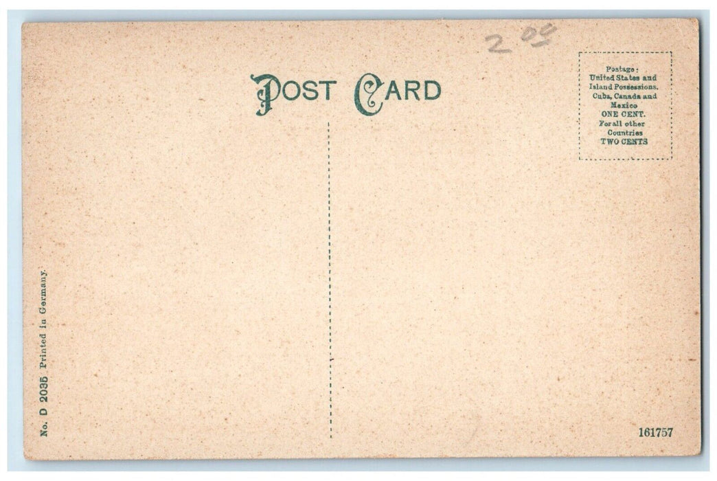 c1910 Entrance to H.M. Flagler's Residence Palm Beach Florida FL Postcard