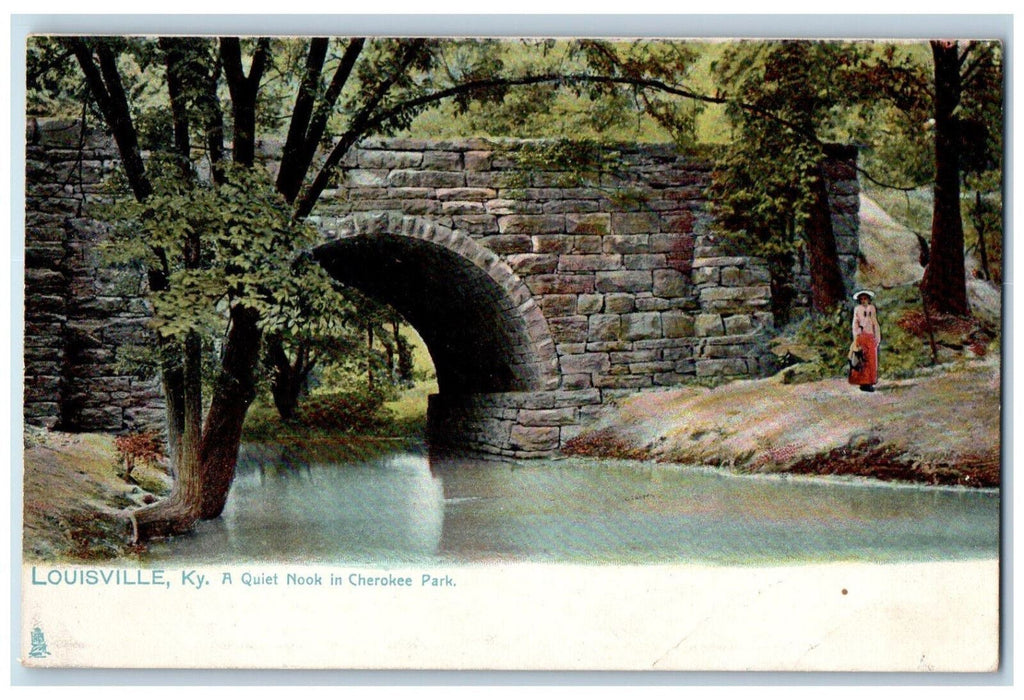 A Quiet Nook In Cherokee Park Tunnel View Louisville Kentucky KY Tuck's Postcard