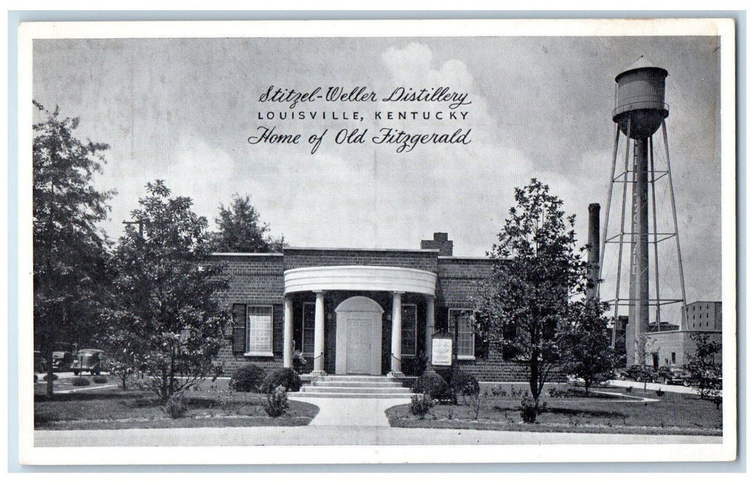 Stitzel-Weller Distillery Home Of Old Fitzgerald Louisville Kentucky KY Postcard