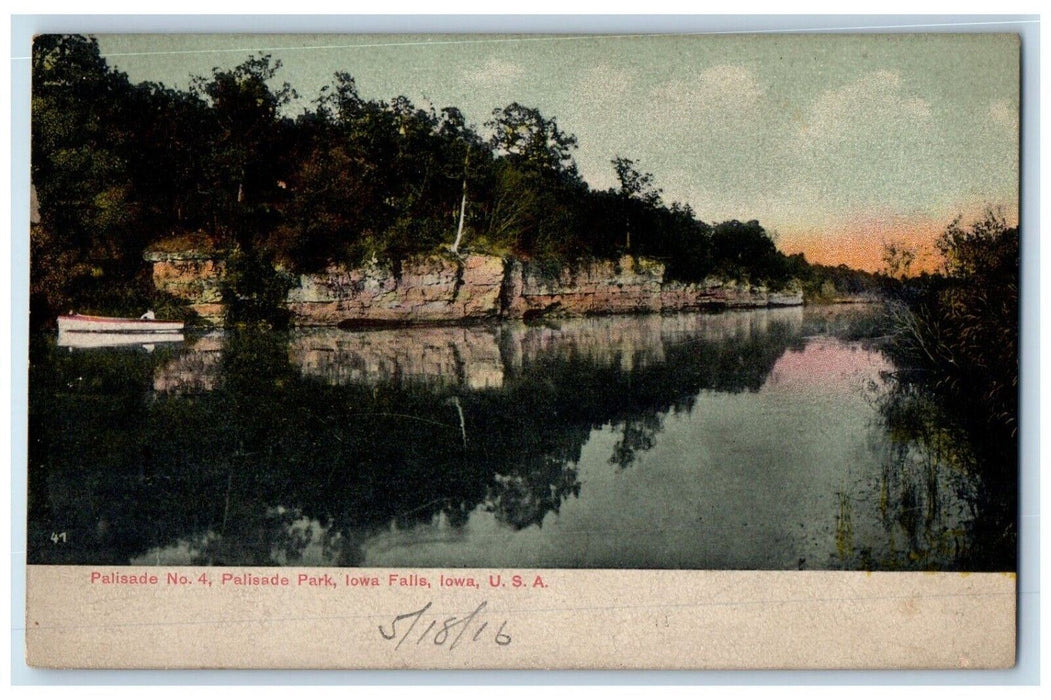 1916 Palisade No.4 Palisade Park Iowa Falls Iowa IA Unposted Postcard