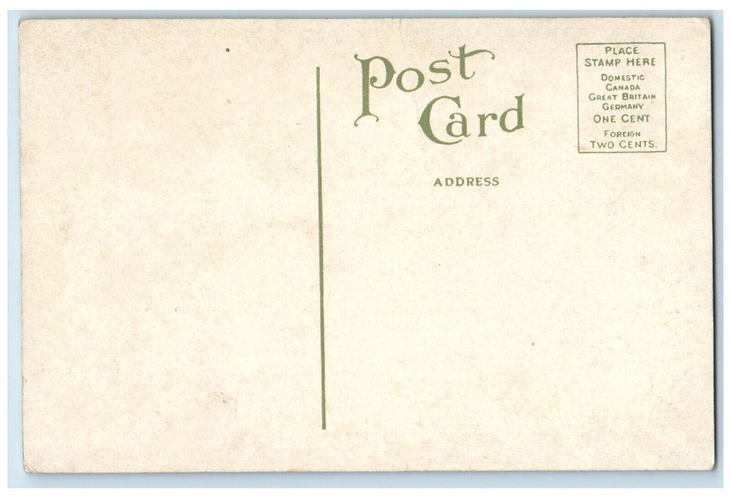 View Of Congregational Church Maquoketa Iowa IA Antique Unposted Postcard