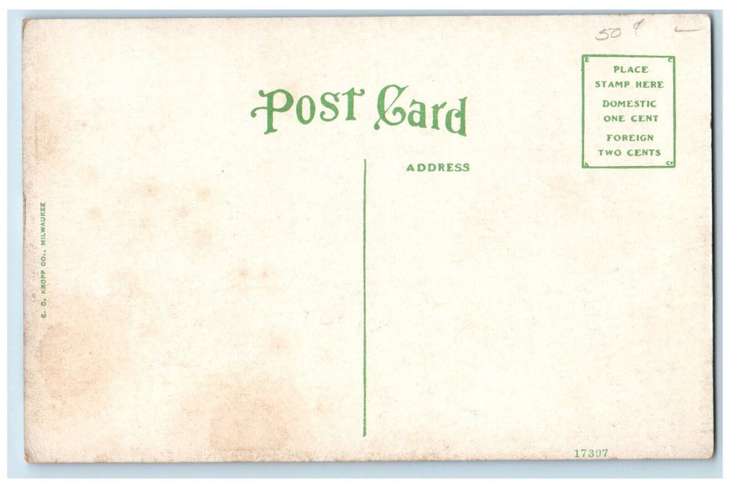 President's Home University Of  Iowa Building Iowa City IA Antique Postcard
