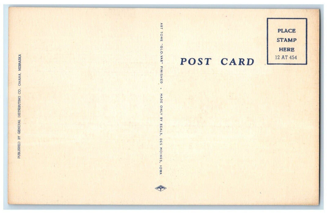 c1940 University Nebraska College Medicine Building Omaha Nebraska NB Postcard