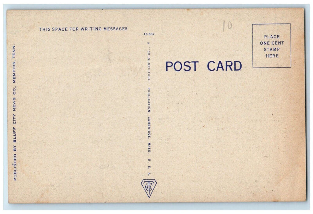 1940 Southwestern College Building Memphis Tennessee TN Antique Vintage Postcard